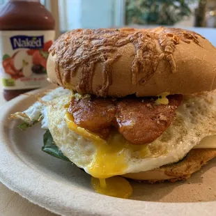 Ángel Linguica Breakfast Sandwich
