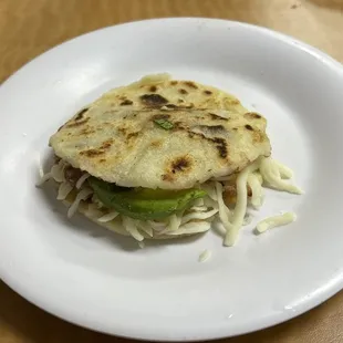 Vegetable arepa