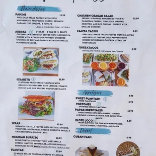 Food menu