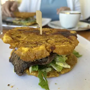 A Jibarito sandwich