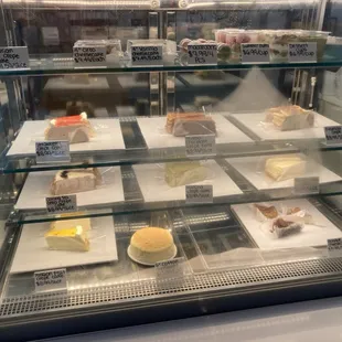 Crepe cake selection