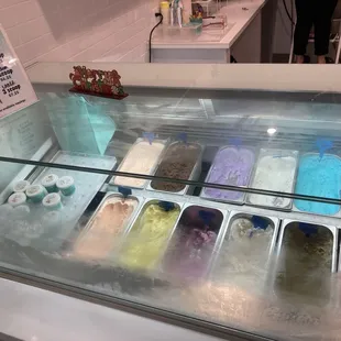 Gelato selection