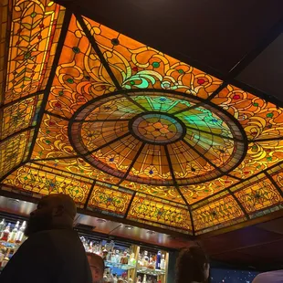 Ceiling detail of bar room