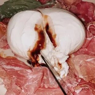 Parma Prosciutto and Burrata