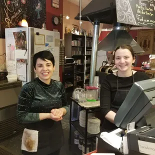 Alex and fellow Barista