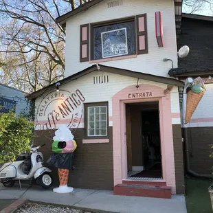 an ice cream shop