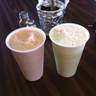 Green tea and chai tea smoothies. Addictive.