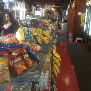 Huge grocery section