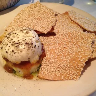 Fig and Pesto Goat Cheese Tort