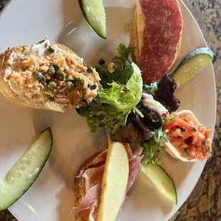 Crostini Board - I tried the tomato  based one and it was really good.