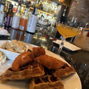 Chicken &amp; waffles!