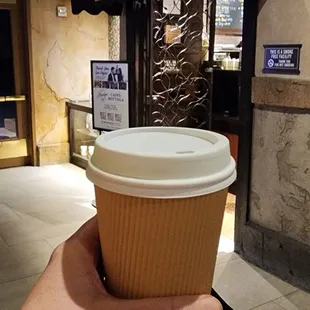 16 Oz latte. January 2023