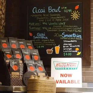 Breakfast menu. January 2023