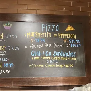 Food menu. January 2023