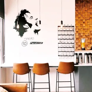 View of front bar area.