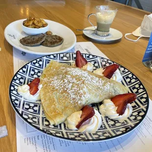 Strawberry Nutella Crepe