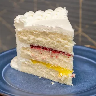 Where else can you get a piece of wedding cake without going to a wedding?