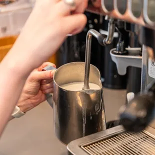 Cappuccino or latte?