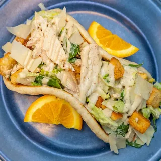 Grilled Caesar Pita