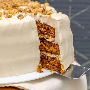 Our homemade carrot cake-the best!