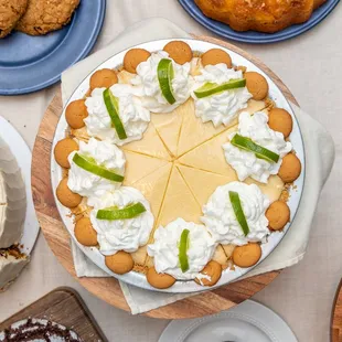 Key Lime Pie - centerstage!