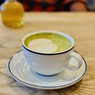 Matcha Latte. Good real matcha.