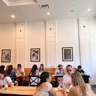 Seating area inside