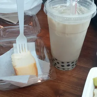 Honeydew Boba Milk Tea