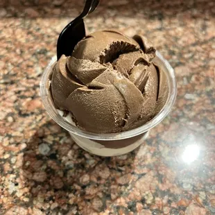 Double chocolate &amp; mint chip