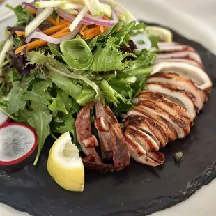 Grilled Squid Salad
