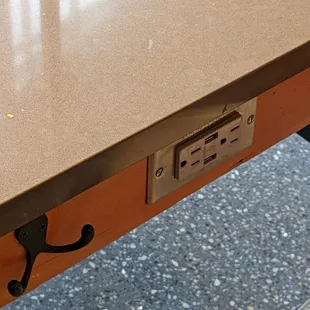 Outlets available to charge your electronic device(s)