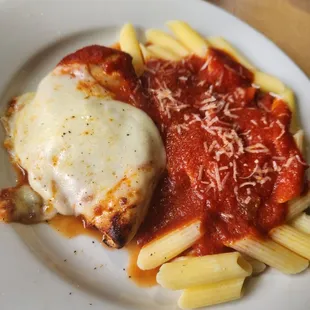 Chicken Rosa with gluten free pasta.  DELICIOUS!