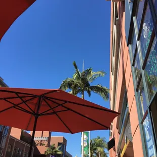 outside