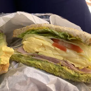 Ham Breakfast Sandwich