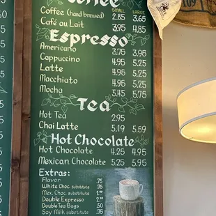 Hot Beverages