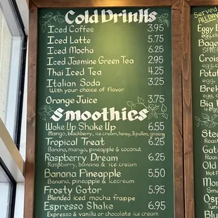 Cold Beverages