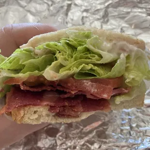 BLT with turkey bacon