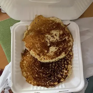 The burned pancakes