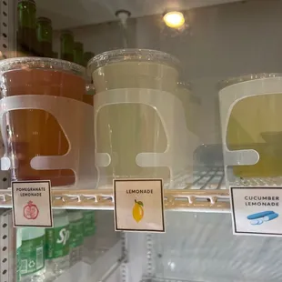Yummy lemonade drinks
