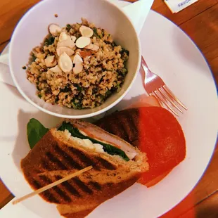 Panini &amp; Quinoa salad