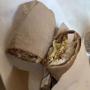 Breakfast burrito