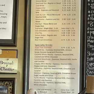 Espresso &amp; Coffee, Specialty Drinks