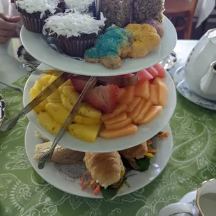 Tower of tea food