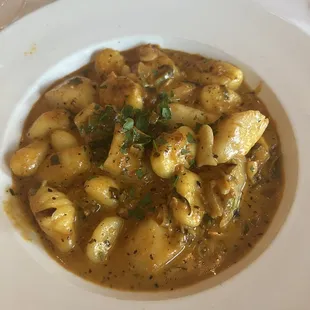 Livorness- scallops and gnocchi. This was to die for.