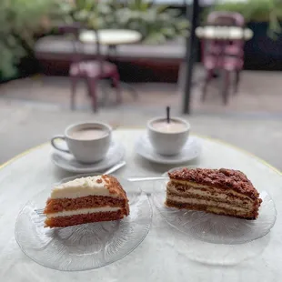 Carrot Walnut (left) and Sacrapantina (right)