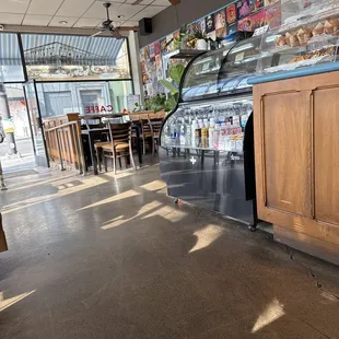 Interior is nice. More seating along the windows not in the picture.