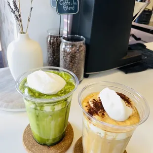 Cream Top Macha Latte