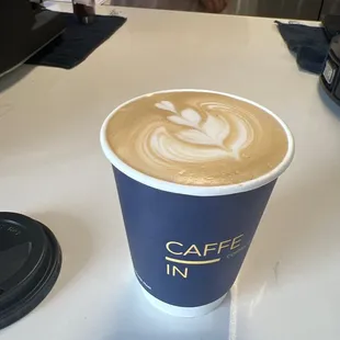 Madagascar Vanilla Latte with house-made syrup