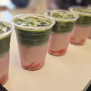 Strawberry Matcha Latte
