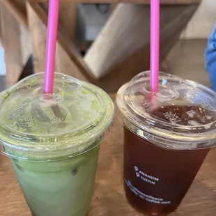 Lavender Matcha Latte